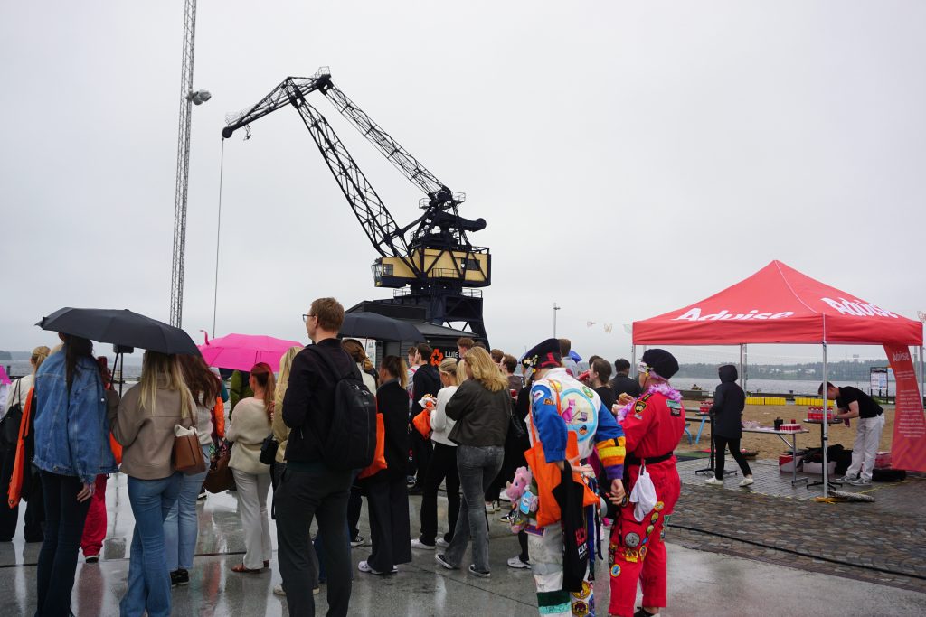 Vi var med och välkomnade förstaårsstudenterna!