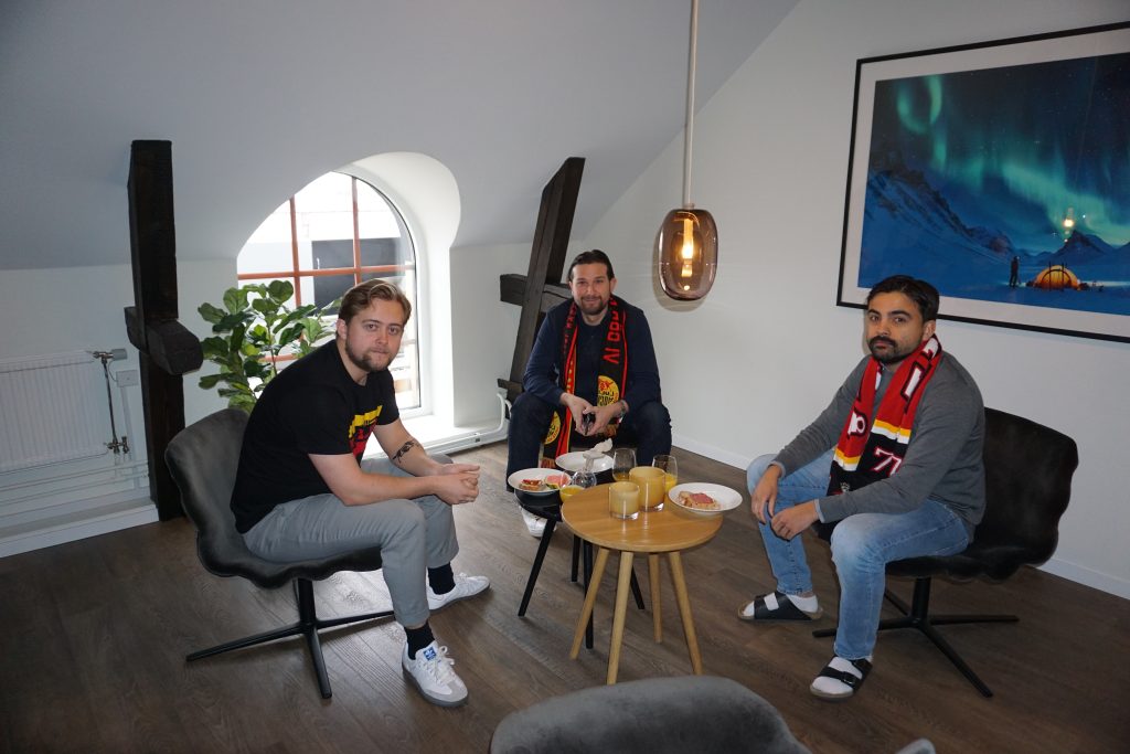 Luleå Hockey på besök på kontoret!