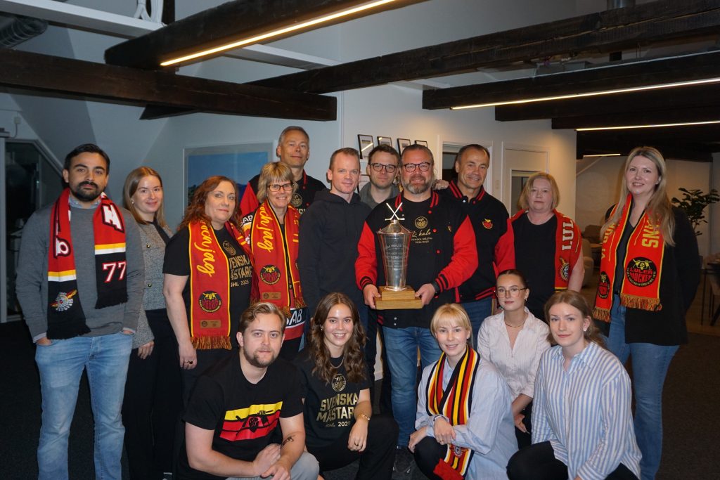 Luleå Hockey på besök på kontoret!