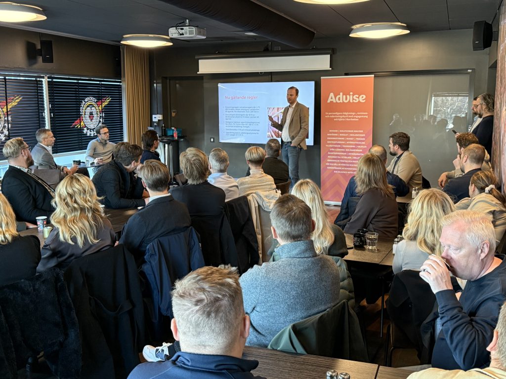 Lunchseminarie med fokus på nya skatteregler och M&A!